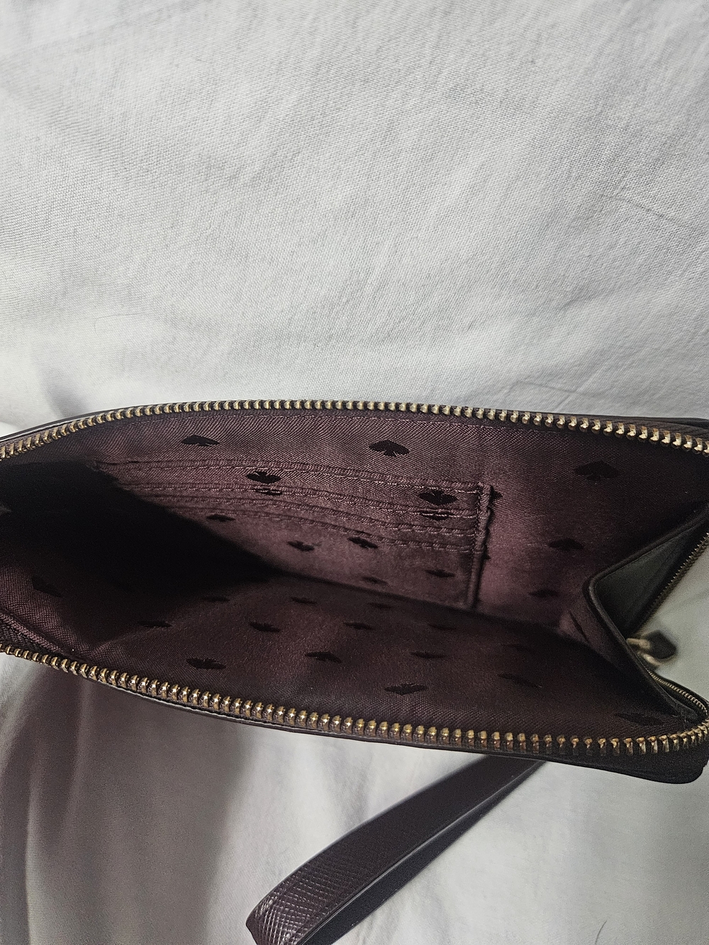 Kate Spade Pink Plaid Wristlet - Picture 5 of 7
